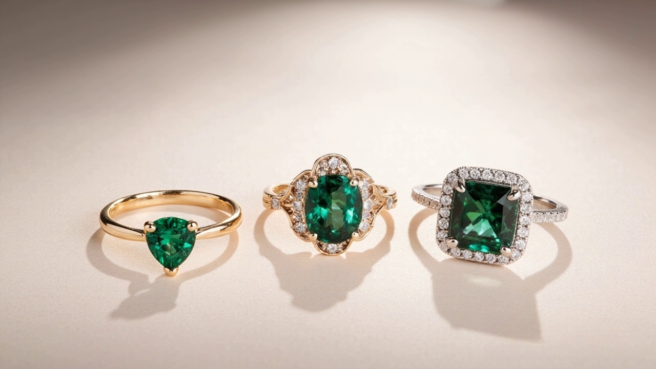 Alexandrite ring styles comparison: solitaire, vintage, floral