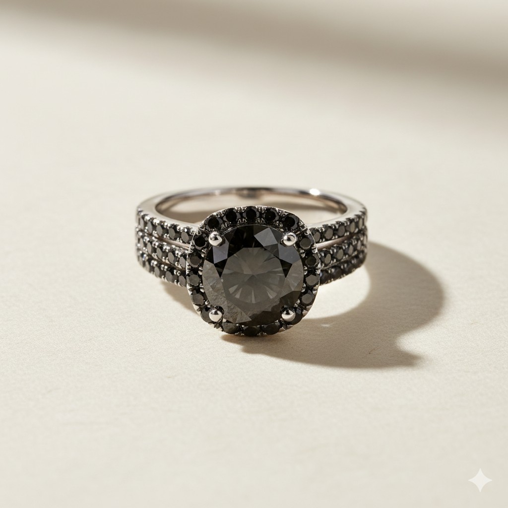 Black Diamond Engagement Ring Guide – bold, modern, and full of meaning